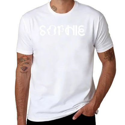 SOPHIE msmsmsm-تي شيرت برقبة دائرية للرجال، ملابس هيب هوب للأولاد، منسوجات قطنية، جديد