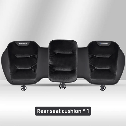 Housse de siège de voiture en flanelle pour Ranger T9 T7 T1 Raptor, coussin de siège avant/arrière de voiture en peluche chaud d'hiver, accessoires d'intérieur automobile