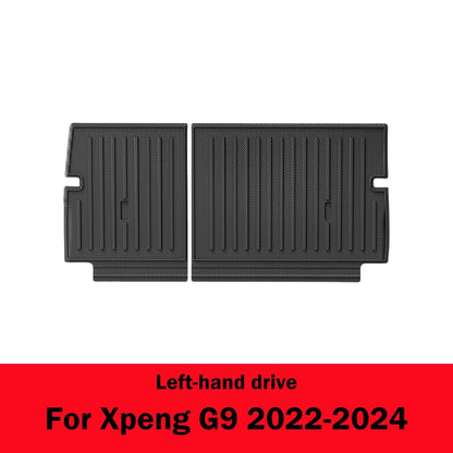 Tapis de sol 3D TPE pour Xpeng G9, tapis de coffre, doublure de cargaison, imperméable, inodore, toutes saisons, polymères, LHD, 2022-2024