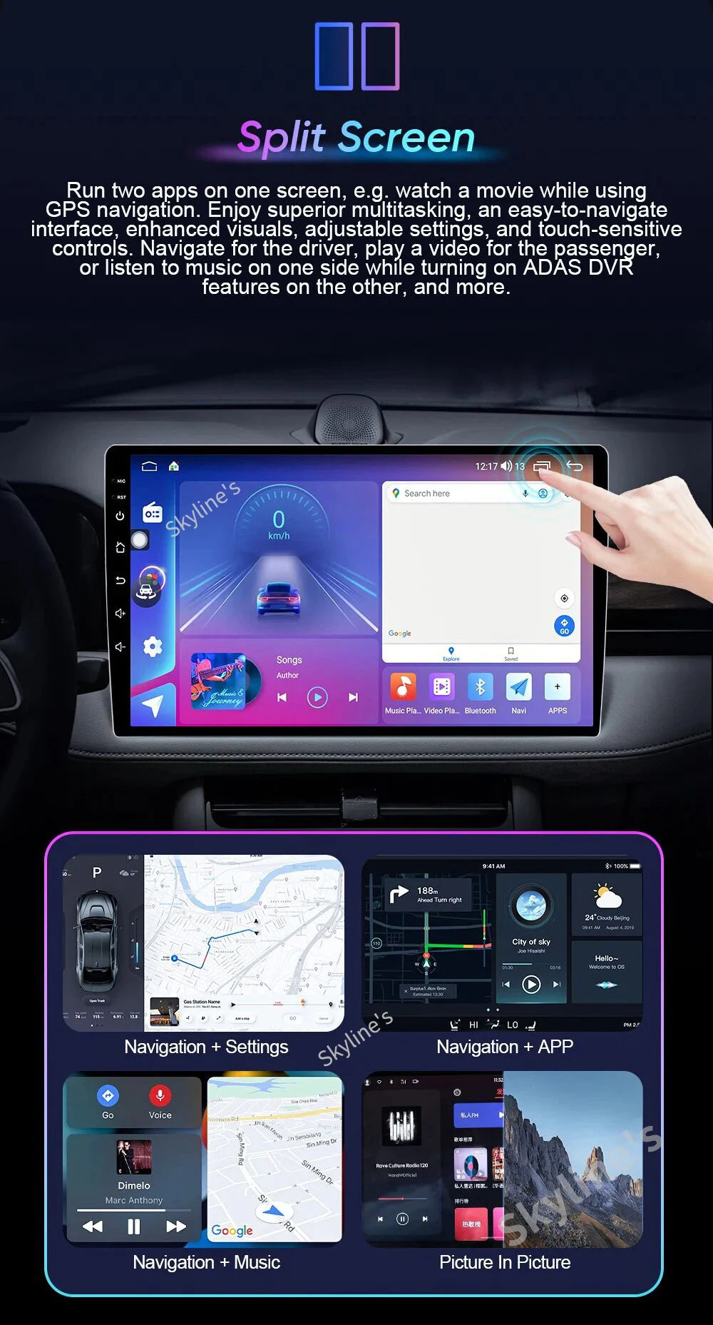 Autoradio Android 15 pour Peugeot 207 CC 207CC 2006 - 2015 sans fil Carplay Android Auto stéréo lecteur multimédia WiFi 4G 2 Din