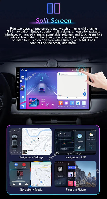 Autoradio Android 15 pour Peugeot 207 CC 207CC 2006 - 2015 sans fil Carplay Android Auto stéréo lecteur multimédia WiFi 4G 2 Din