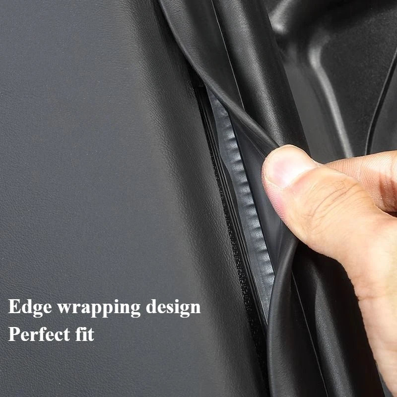 Tapis de Protection latéral en cuir pour coffre de voiture BYD Yuan Plus Atto 3, autocollant de Protection contre les rayures, accessoires d'intérieur