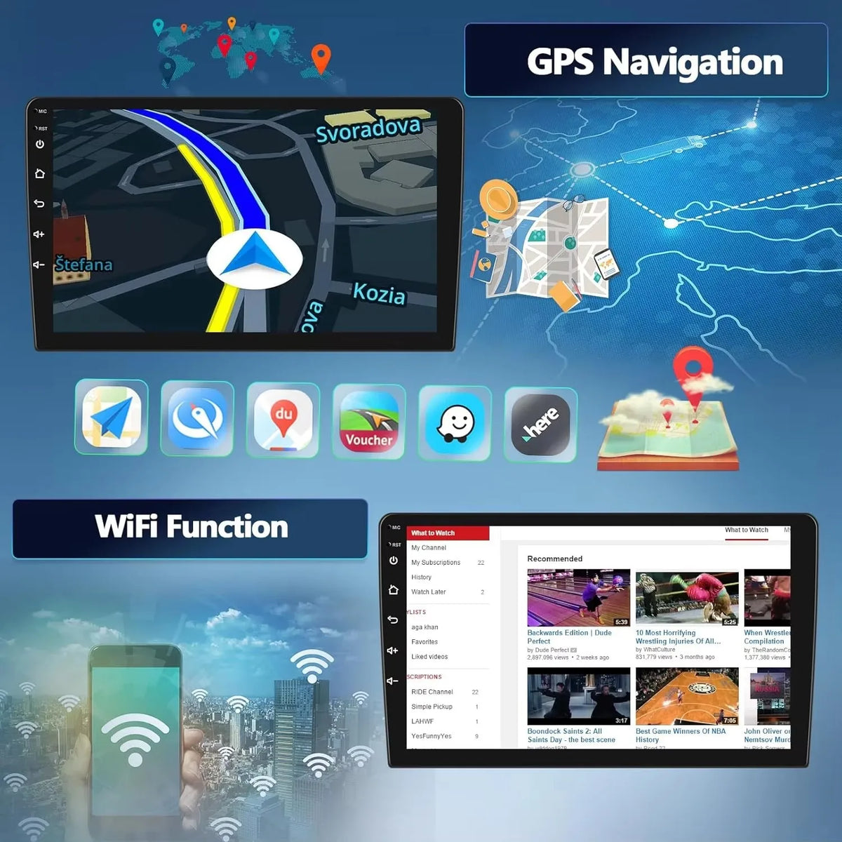 Android 15 sans fil CarPlay Auto autoradio pour Audi Q3 2012-2018 DSP lecteur vidéo multimédia GPS stéréo Autoradio unité principale WIFI