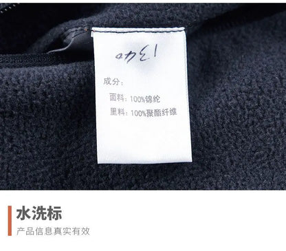 Gilet en polaire d'extérieur pour hommes, pull en polaire brossé, veste épaisse, vêtements Double face, automne et hiver 2025