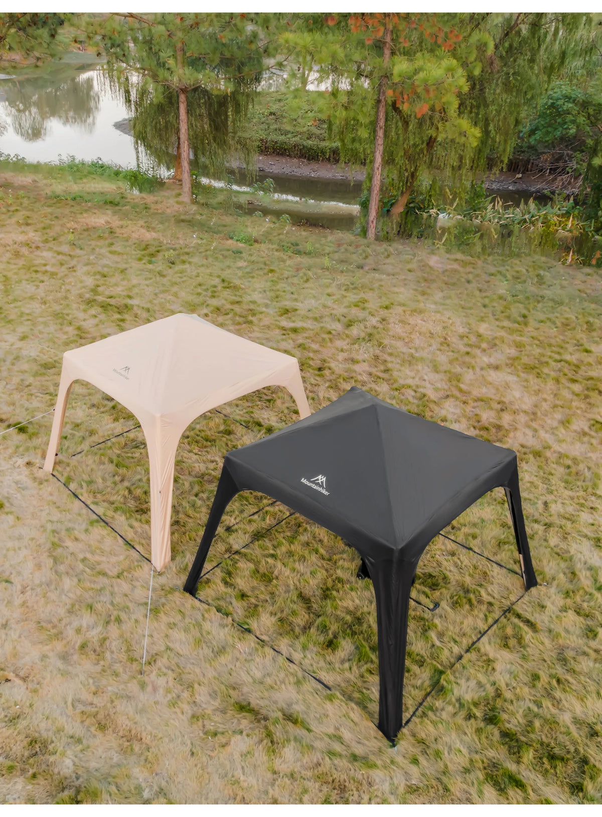 Tente dôme gonflable portable imperméable pour le camping en plein air Mountainhiker, grande capacité pour plusieurs personnes, auvent de parc, auvent de pique-nique