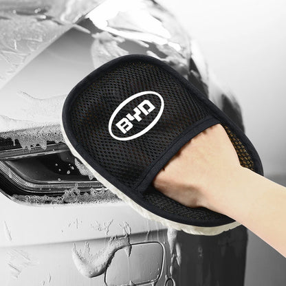 Brosse de gant de lavage de style de voiture, outils de nettoyage et de polissage pour BYD Atto 3 Yuan Plus F3 E6 F0 G3 I3 Ea1 Song Max Tang Dmi 2din G6 E2