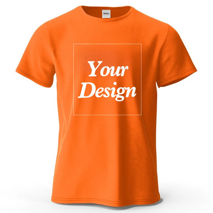 T-shirt personnalisé t-shirt personnalisé t-shirt personnalisé bricolage imprimer votre photo marque Logo texte hommes femmes 100% coton cadeau Premium
