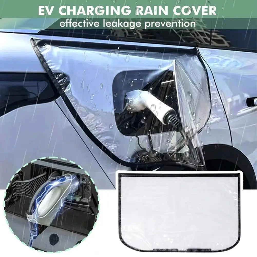 Housse de Protection universelle contre la pluie pour Port de chargement de véhicule, nouvelle énergie, Protection contre la poussière extérieure, étanche, pour pistolet de chargeur
