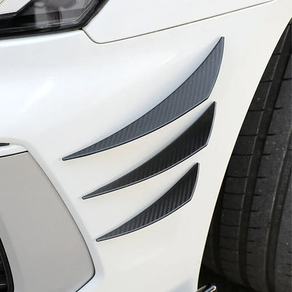 4/6 pièces voiture pare-chocs avant lèvre décoration diffuseur séparateur ailerons corps Spoiler Canards Valence menton voiture Tuning Canard décor