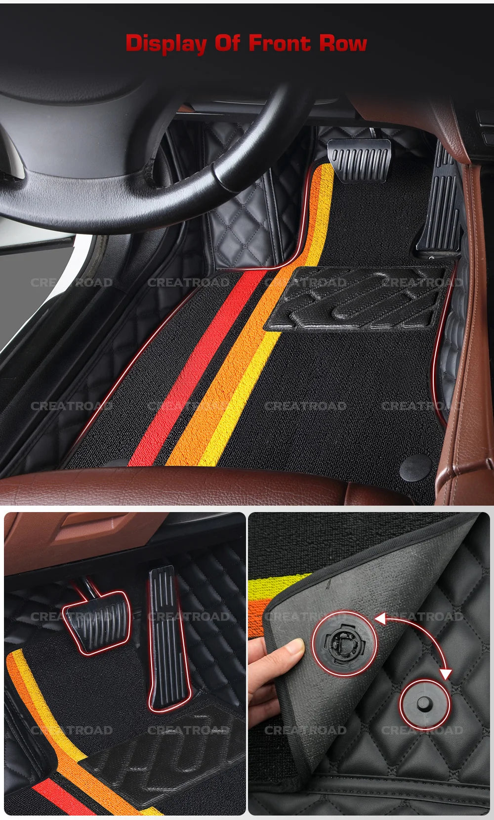 Tapis de sol de voiture Double couche, couverture de tapis automobile personnalisée, accessoires d'intérieur pour Xpeng G6/G9 2022 2023 2024 2025