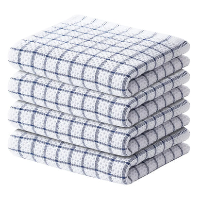 Homaxy 100% coton serviette de cuisine torchon doux Super absorbant chiffons de cuisine nettoyage à domicile serviette à récurer lavage de la vaisselle tissu