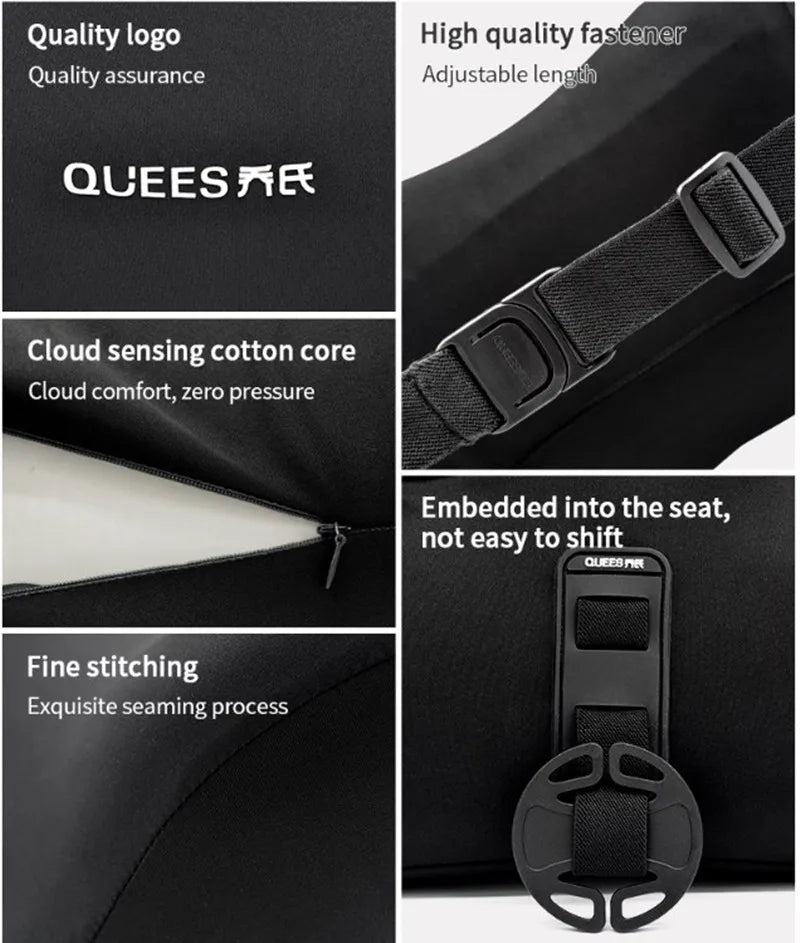 High Quality Universal Car Headrest Cushion Car Seat Neck Pillow Perforated Leather Breathable Lumbar Support Car Pillow