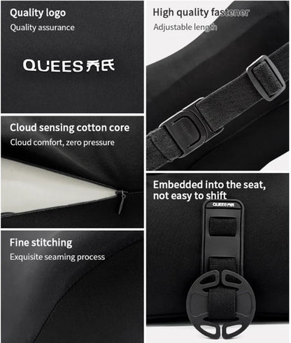 High Quality Universal Car Headrest Cushion Car Seat Neck Pillow Perforated Leather Breathable Lumbar Support Car Pillow