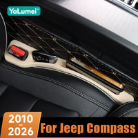 2 pièces de remplissage d'espace de siège de voiture, bande anti-fuite, organisateur de rangement, accessoires pour Jeep Compass 2010-2020 2021 2022 2023 2024 2025 2026
