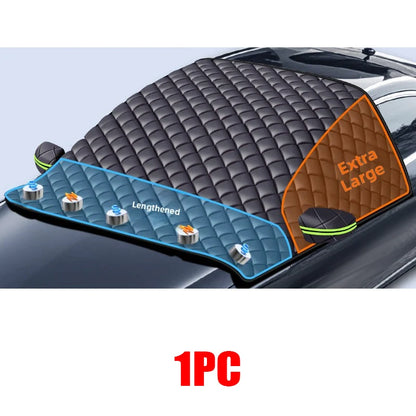 Couverture de pare-brise de voiture, bouclier de neige imperméable, auvent d'extérieur d'hiver, demi-protecteur, pare-soleil de fenêtre avant