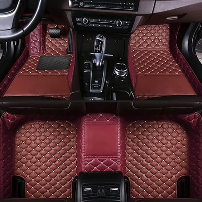 Tapis de sol de voiture personnalisés adaptés à la BMW X5 5 sièges véhicule électrique 2017-2019 tapis de pied en cuir automatique tapis