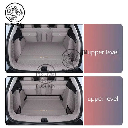 Tapis de coffre de voiture pour BYD Atto 3 Yuan Plus EV 2024 2025 2026, sacs de rangement de protection de coffre, doublure de chargement, accessoires d'intérieur de voiture