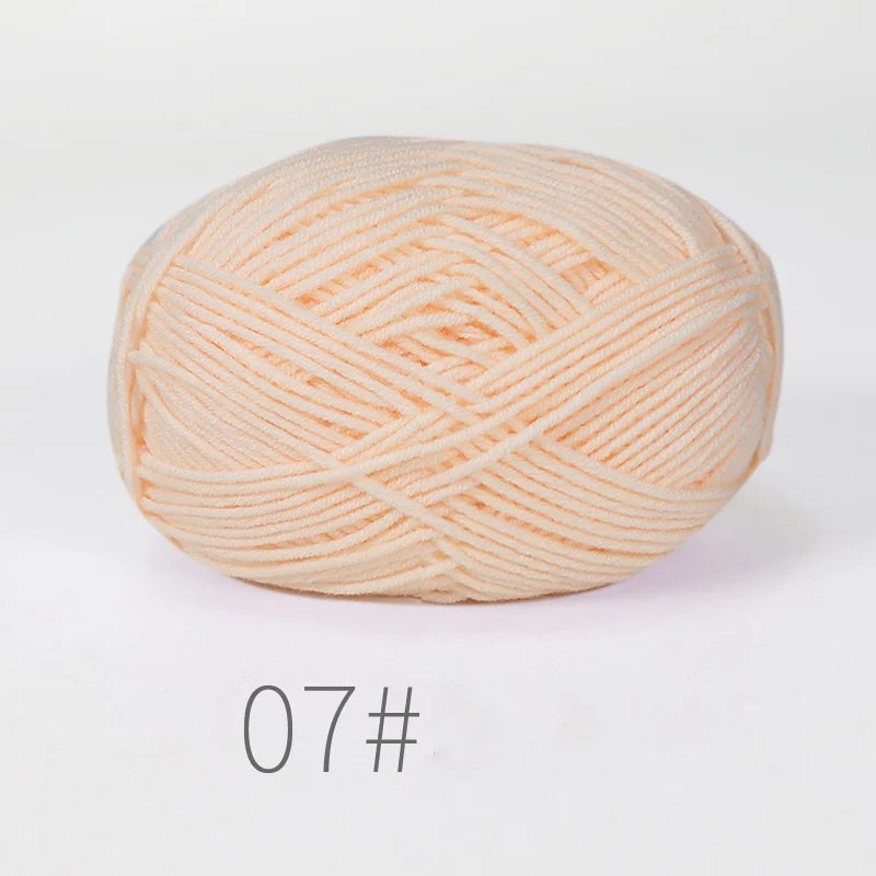 Fil à tricoter en coton doux, tissu mélangé, fil de velours en fibres épaisses, fil de laine au Crochet pour pull, bricolage