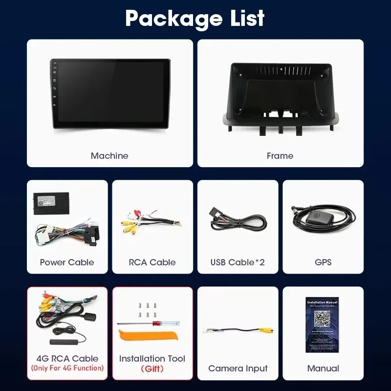 Android Carplay Auto pour Renault Megane 2 2002 2003 2004 2005 2006 2007 2008 2009 lecteur d'autoradio multimédia WIFI + 4G stéréo