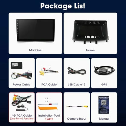 Android Carplay Auto pour Renault Megane 2 2002 2003 2004 2005 2006 2007 2008 2009 lecteur d'autoradio multimédia WIFI + 4G stéréo