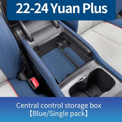 صندوق تخزين سفلي لوحدة التحكم المركزية للسيارة Byd Yuan Plus Atto 3 2022 – 2023، حقيبة تنظيم، ملحقات مقاومة للخدش والتآكل