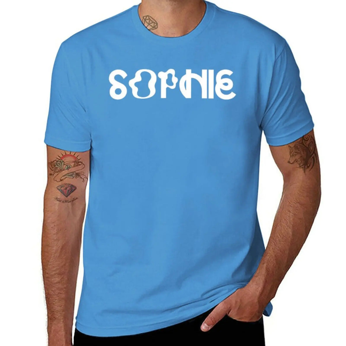 SOPHIE msmsmsm-تي شيرت برقبة دائرية للرجال، ملابس هيب هوب للأولاد، منسوجات قطنية، جديد