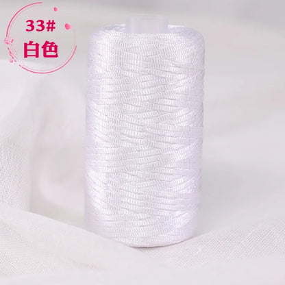 Fil de Crochet d'été en Satin, 100g/bobine, sangle conçue, fil fantaisie mélangé pour bricolage, chapeau, sac à main, pull, chapeau, 1 pièce