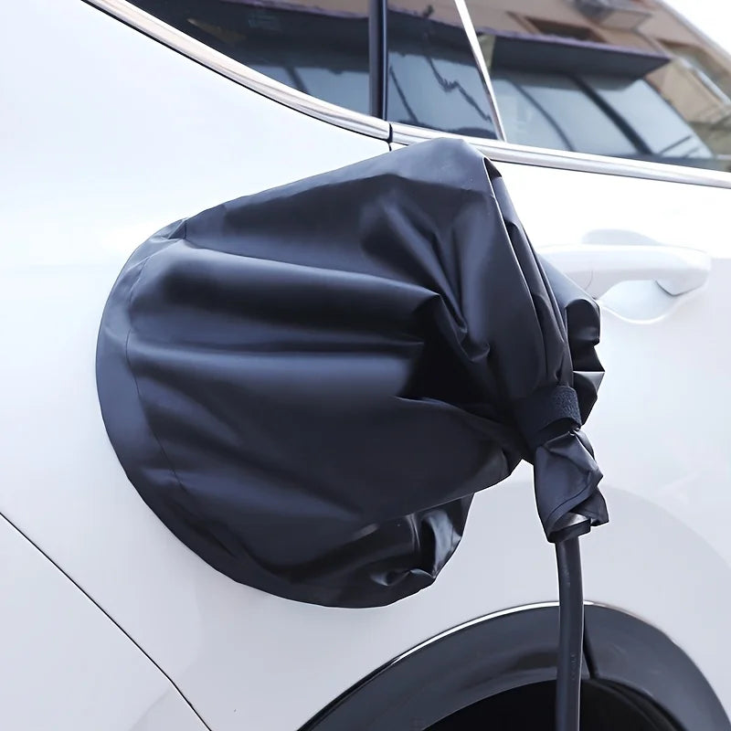Couvercle de port de chargeur EV magnétique – Durable, résistant aux intempéries, aux UV et à la neige, isolant thermique pour véhicules électriques