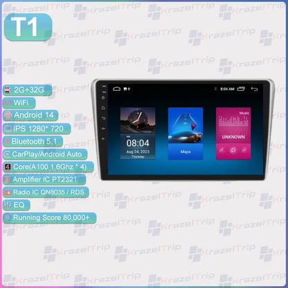 FYT 7862s 8 Core Carplay Android Auto autoradio pour Toyota Avensis T25 2002 2003 2004 2005 2006 2007 2008 Autoradio 4G DSP QLED