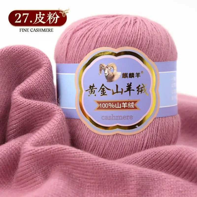 Fil de laine 100 cachemire pour optique moyenne ogo, écharpe, chaussettes, glafraîchement, chaud, 3 plis, crochet, doux pour la peau, 100% g/ensemble