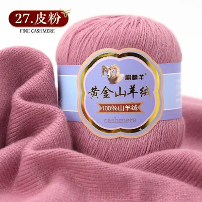 Fil de laine 100 cachemire pour optique moyenne ogo, écharpe, chaussettes, glafraîchement, chaud, 3 plis, crochet, doux pour la peau, 100% g/ensemble