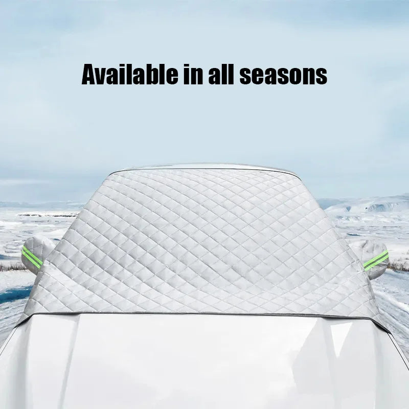 Couverture de neige pour pare-brise de voiture, bloc d'ombrage, Protection contre le gel, Protection solaire, Anti-glace, couverture de pare-brise avant, hiver