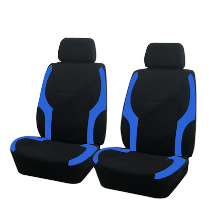 AUTO PLUS-Ensemble de Housses de Siège de Voiture Universelles en Polyester, Protection en Tissu Uni Bicolore, Accessoires Automobiles