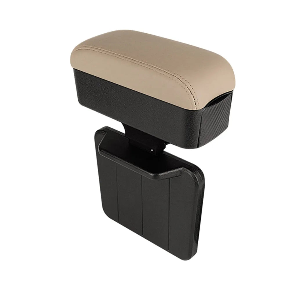 Organisateur de stockage d'espace de Console centrale de voiture réglable en hauteur avec plateau relevable Support de coude accoudoir pour SUV berline