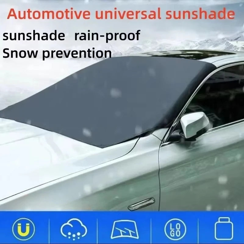 Bouclier de neige magnétique pour voiture, protection solaire épaisse contre le gel et la protection solaire pour voiture
