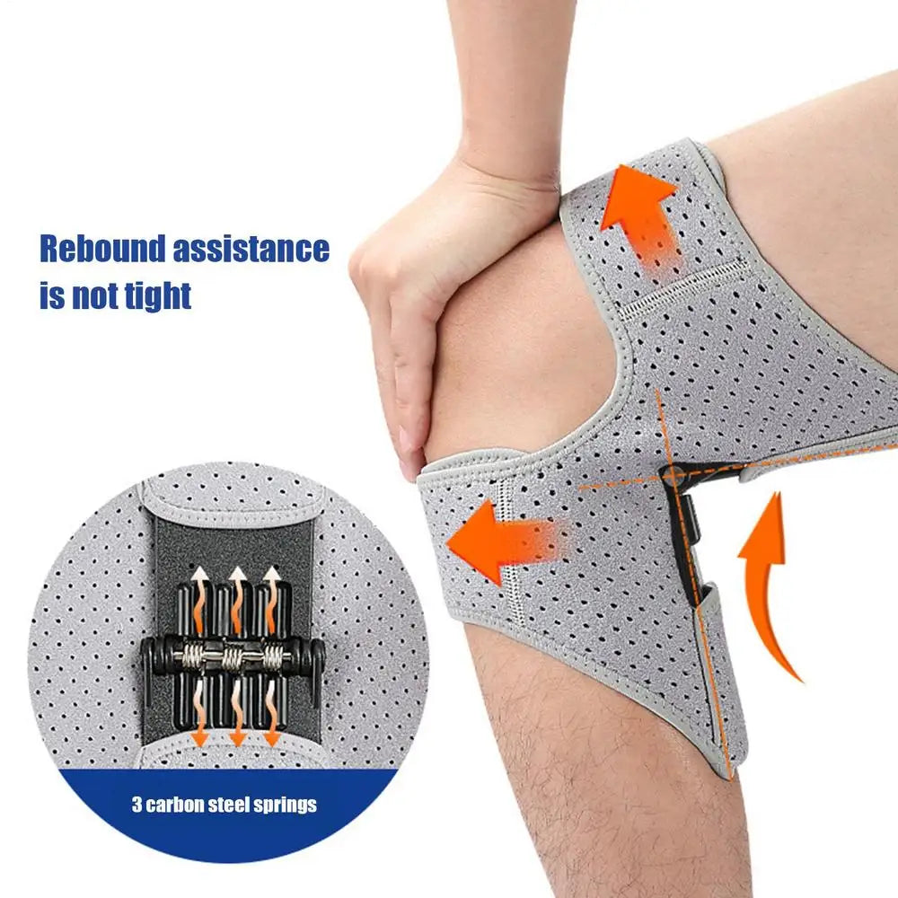 Genouillère respirante pour le cyclisme, rehausseur de genou, attelle de levage à ressort, aide à la marche, protège les partenaires, coussin d'appoint