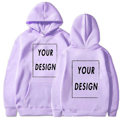 Votre propre Design marque Logo/image personnalisée partout hommes femmes sweat à capuche bricolage sweat à capuche décontracté à la mode nouveau