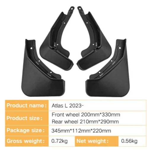 Convient pour Geely Boyue L Fender Atlas L 2023, accessoires automobiles, pièces de Modification