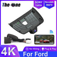 Nouveau! Caméra de tableau de bord DVR de voiture Plug and Play 4K pour BYD Song Plus Seal U Sealion 6 DMi EV 2020 2021 2022 2023 2024 2025, Dashcam pour BYD