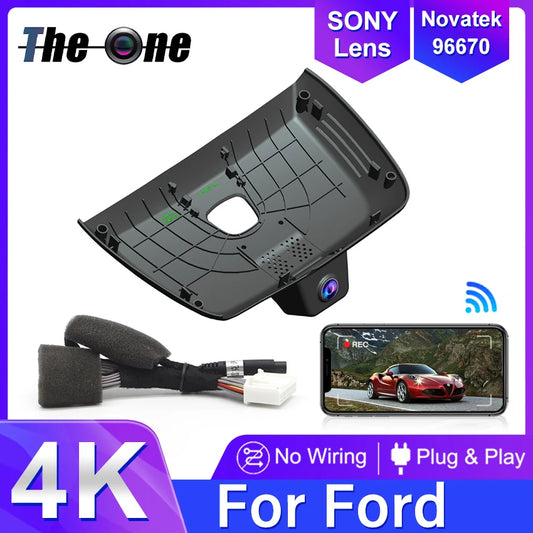 Nouveau! Caméra de tableau de bord DVR de voiture Plug and Play 4K pour BYD Song Plus Seal U Sealion 6 DMi EV 2020 2021 2022 2023 2024 2025, Dashcam pour BYD