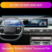 Film trempé de protection pour écran de Navigation GPS de voiture, autocollant Anti-rayures pour tableau de bord MG U9 2025 2026 2027, accessoire automobile