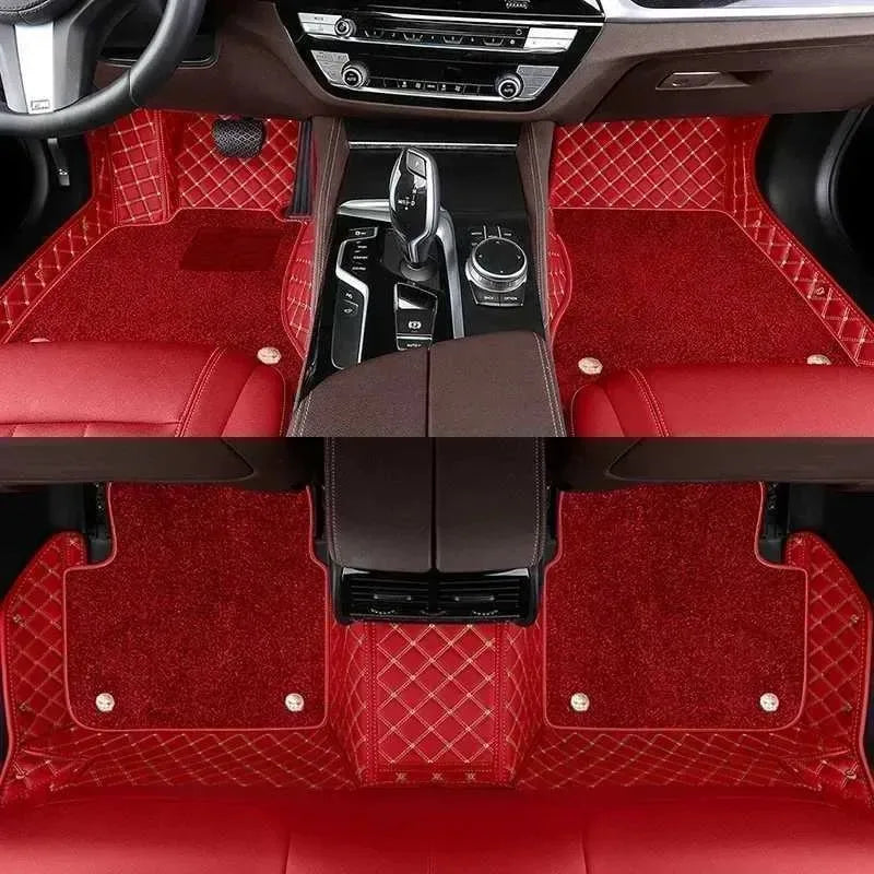 Tapis de sol de voiture 7D Double couche, pour Jetour X70 Plus, sept sièges 2021, coussinets de pied automobiles personnalisés, couverture de tapis Automobile, accessoires intérieurs