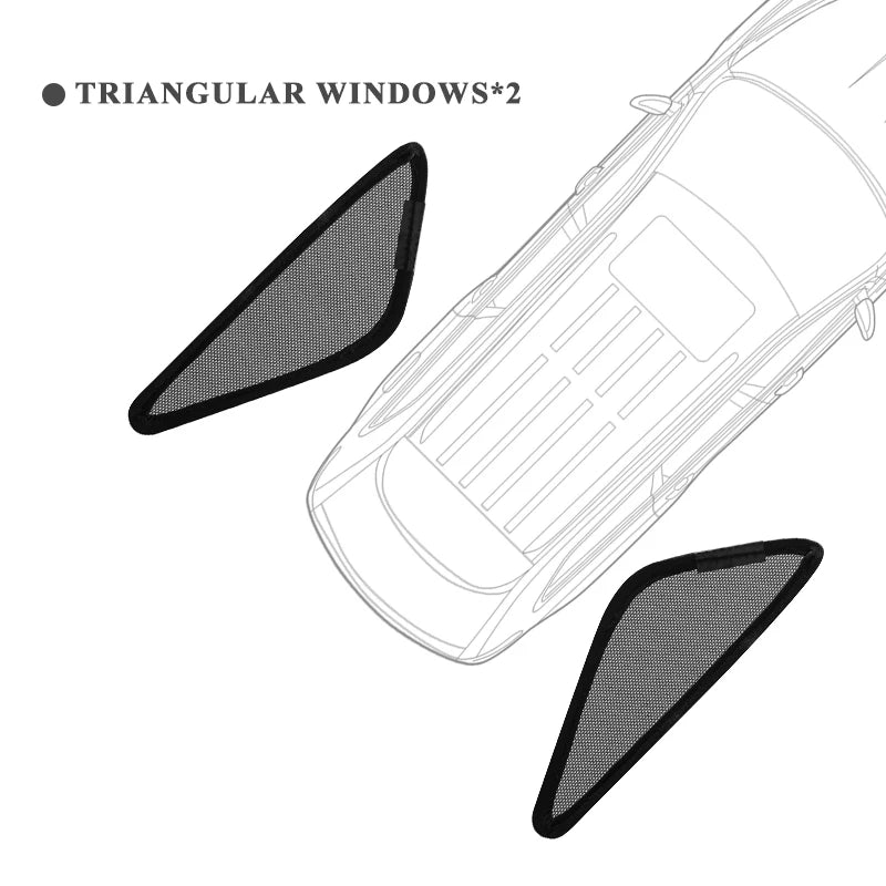 Pare-soleil magnétique pour voiture BYD YangWang U8 2023 2024, cadre de pare-brise avant, rideau pour fenêtre latérale arrière de bébé, bouclier pare-soleil