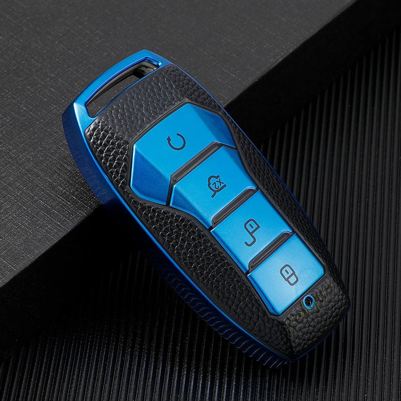 حافظة مفتاح السيارة لـ BYD Seal Atto 3 Seal u dm i Song Plus Dolphin King EV Tang Dm QIn PLUS MAX Yuan، غطاء مفتاح من مادة Tpu، إكسسوارات سيارات