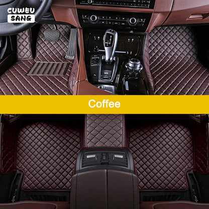 CUWEUSANG tapis de sol de voiture personnalisé pour BYD Atto 3 joint de dauphin F0 F3 F6 E6 G3 G6 S6 chanson Qin Auto tapis pied Coche accessoire