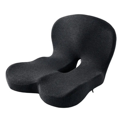 Coussin de chaise de bureau intégré en forme de L en mousse à mémoire de forme, avec Support arrière, coussin de siège de voiture pour employés de bureau, conducteurs de voiture