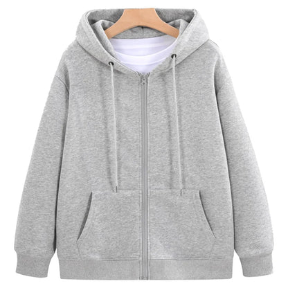 Sweat à capuche 100% coton, Logo personnalisé, décontracté, fermeture éclair, impression, Design d'entreprise, qualité, sweat-shirt fin, broderie, marque de personnalité
