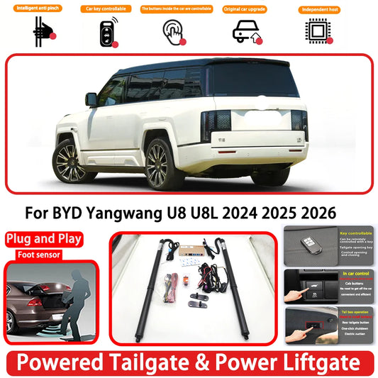 Pour BYD Yangwang U8 U8L 2024 2025 2026 OEM Plug/Play système d'ouverture coffre arrière
