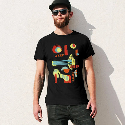 Mad About Mid Mod T-Shirt chemises d'affliction de créateur de luxe t-shirts pour hommes