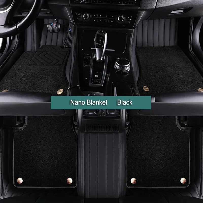 Tapis de sol de voiture personnalisé pour KIA Carnival Sedona VQ, Double couche, accessoires, doublures de sol en cuir, accessoires de voiture